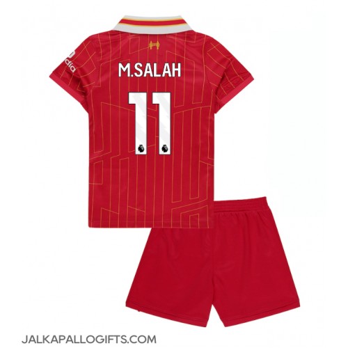 Liverpool Mohamed Salah #11 Koti Peliasu Lasten 2024-25 Lyhythihainen (+ Lyhyet housut)